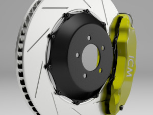 brake kit 3D-Modell