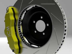 brake kit 3D Model