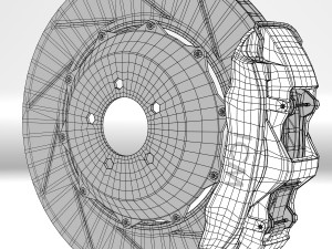 brake kit 3D Model
