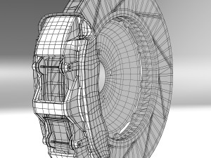 brake kit 3D Model