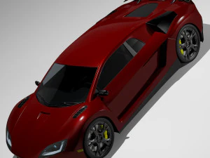 carro-conceito Modelo 3D