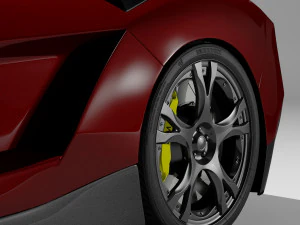 carro-conceito Modelo 3D