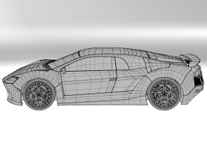 carro-conceito Modelo 3D