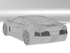 carro-conceito Modelo 3D