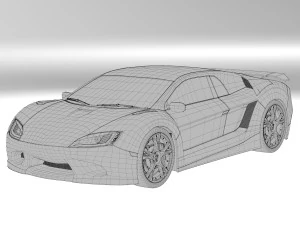 carro-conceito Modelo 3D
