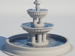 fountain 3D Model
