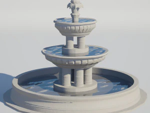 fountain 3D Model