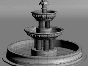 fountain 3D Model