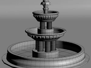 fountain 3D Model