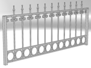 railing 3D 모델