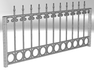 railing 3D 모델