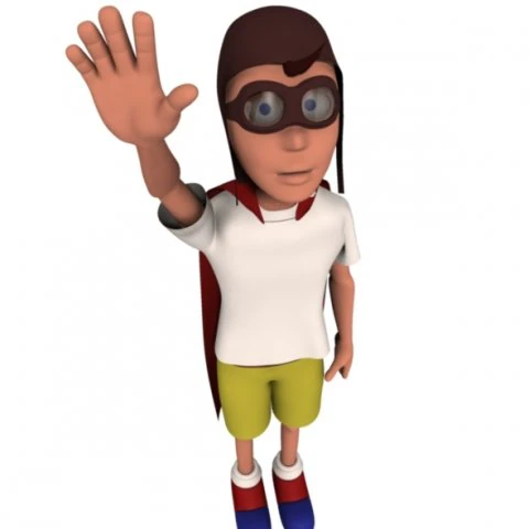 karakter Model 3D .c4d .max .obj .3ds .fbx .stl .blend 