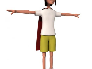 karakter Model 3D