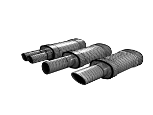 exhaust 3D 模型