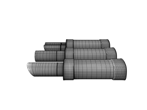 exhaust 3D 模型