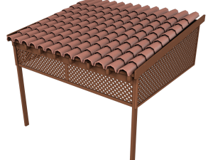 balcony roof 3D-Modell