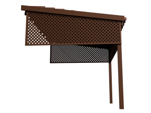 balcony roof Modelo 3D