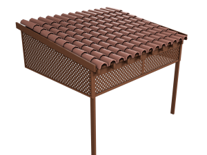 balcony roof Modelo 3D