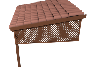balcony roof Modelo 3D