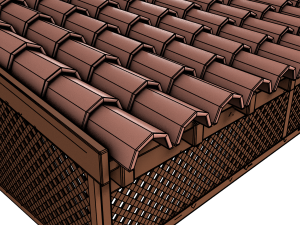 balcony roof Modelo 3D