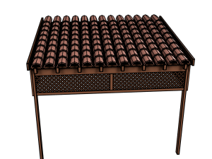 balcony roof Modelo 3D