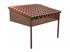 balcony roof Modelo 3D