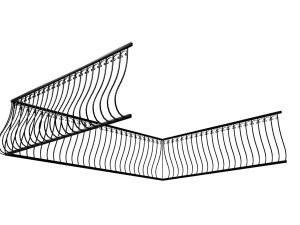balcony railing 3Dモデル