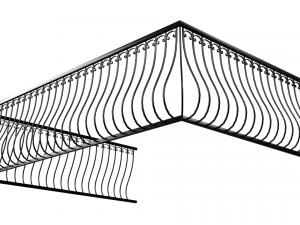 balcony railing 3Dモデル