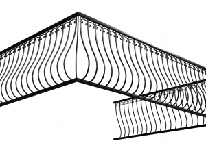 balcony railing 3Dモデル