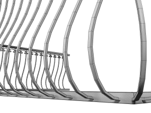 balcony railing 3Dモデル