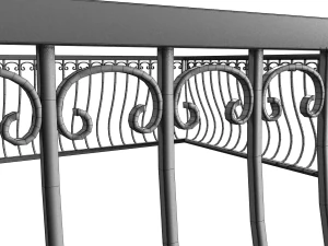 balcony railing 3D Model