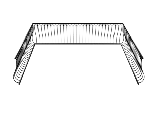 balcony railing 3Dモデル
