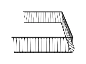 balcony railing 3D Model