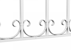 window railing 3D 모델