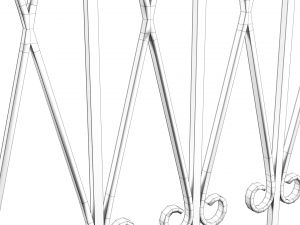 window railing 3D 모델