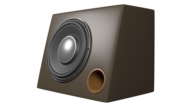 subwoofer 3D Model .c4d .max .obj .3ds .fbx .stl .blend 