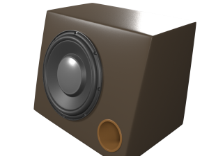 subwoofer 3D Model