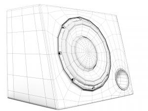 subwoofer 3D Model