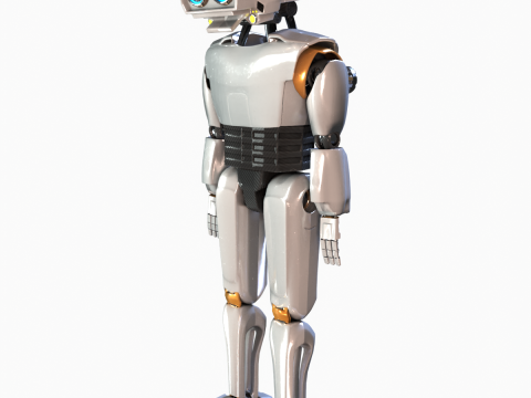Robot Character 3D-Modell