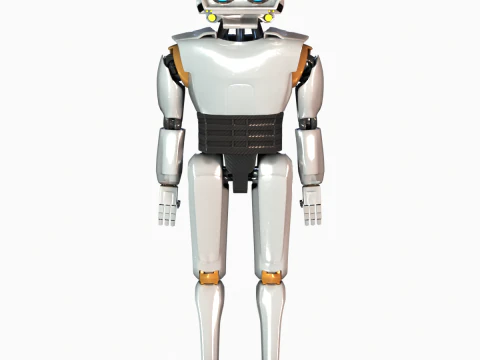Robot Character 3D Model