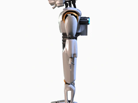 Robot Character 3D Model