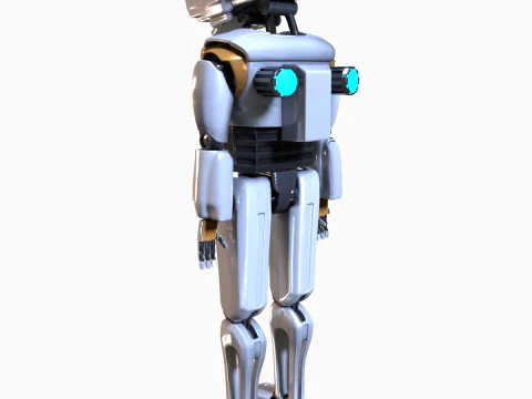 Robot Character 3D Model
