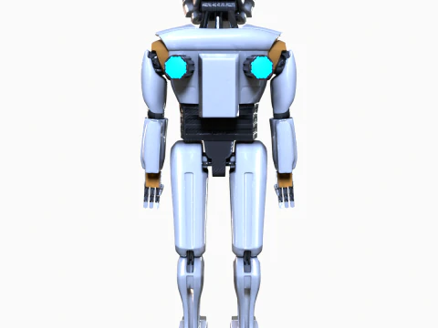 Robot Character 3D Model