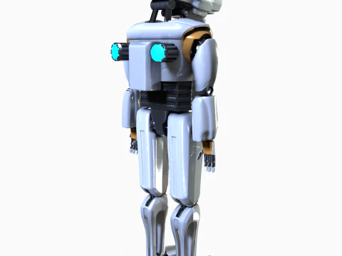 Robot Character 3D Model