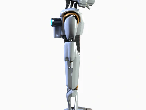 Robot Character 3D Model