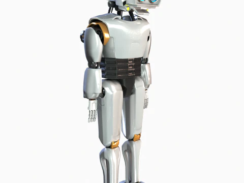 Robot Character 3D Model
