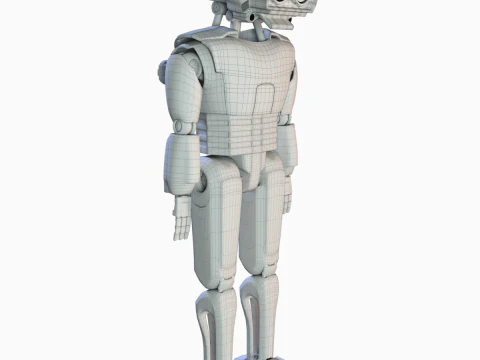 Robot Character 3D Model