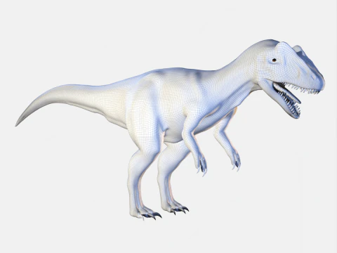 Allosaurus Dinosaur 3D Model