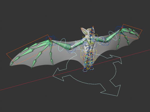Bat 3D Модель