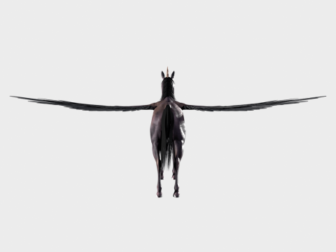 Unicorn Horse 3D Model